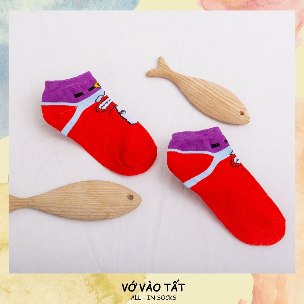 TẤT VỚ CỔ NGẮN HOẠT HÌNH BỌT BIỂN