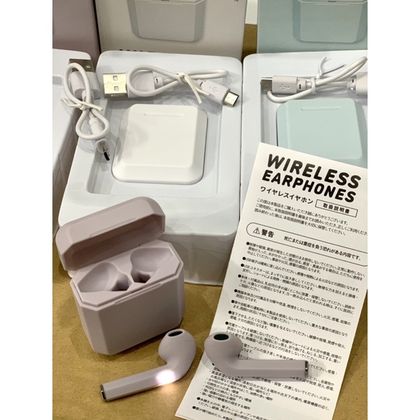 Tai Nghe Bluetooth Wireless Earphones Nhật Bản Sẵn 3 Màu Thời Trang