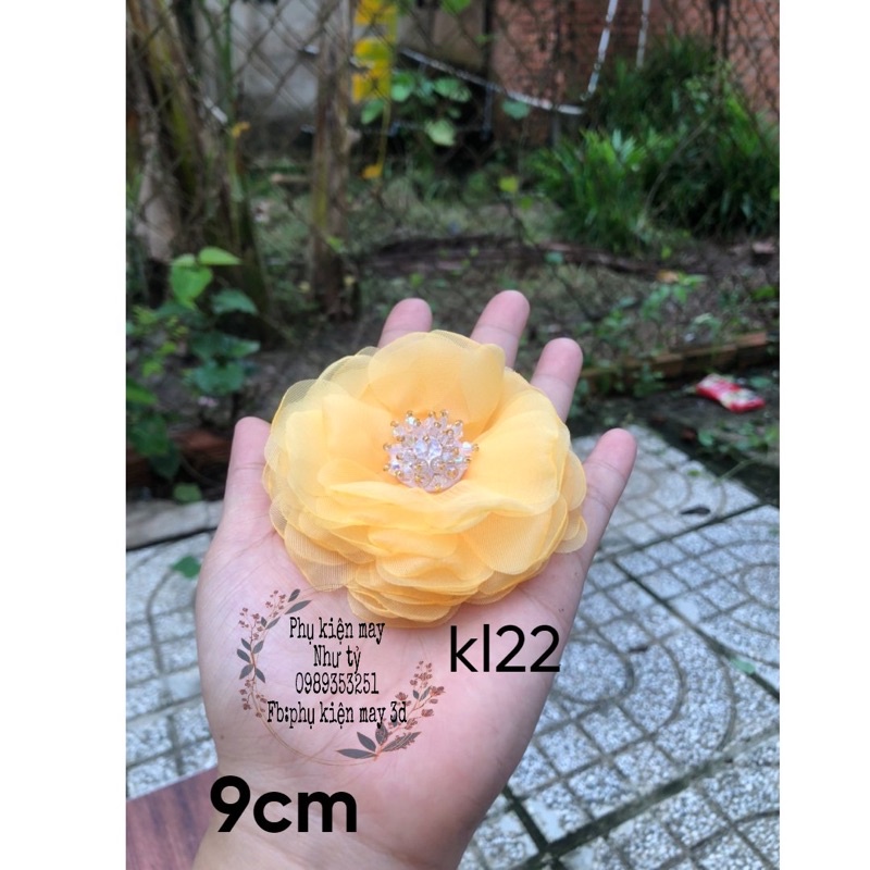 hoa rời mẫu đơn 9cm