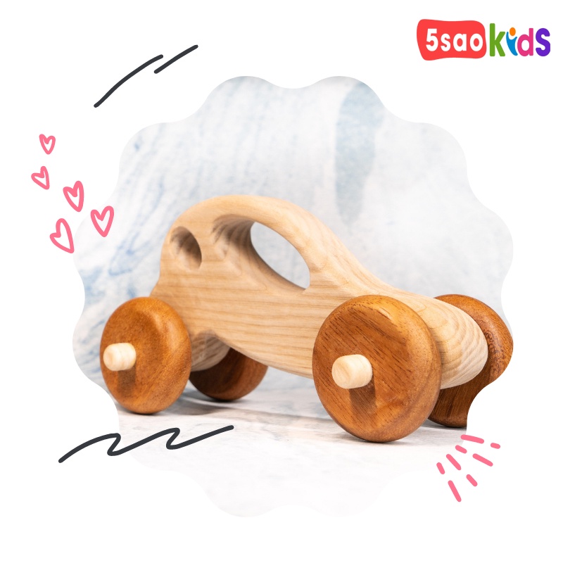 Đồ Chơi Xe Ô Tô MiNi gỗ-5saokids