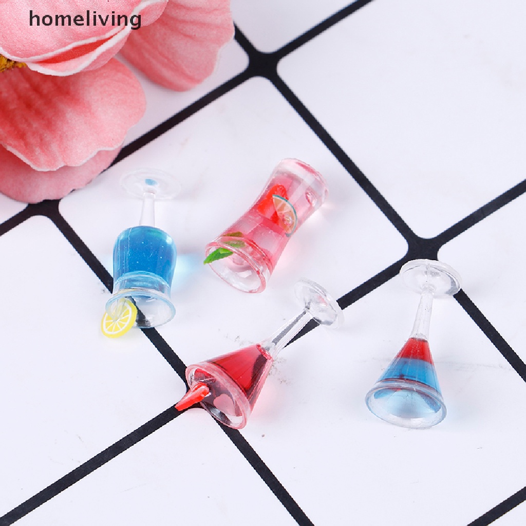 Ly Thủy Tinh Uống Rượu mini Tỉ Lệ 1: 12 Trang Trí Nhà Búp Bê