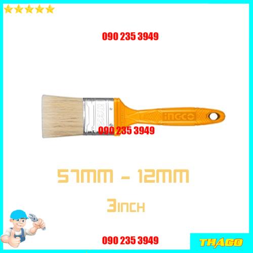 Cọ sơn cán nhựa loại thường 1inch đến 4inch ingco kdp