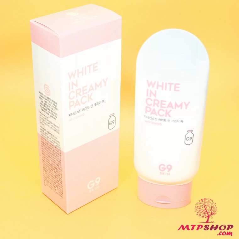 KEM TẮM TRẮNG G9SKIN WHITE IN CREAMY PACK | Thế Giới Skin Care