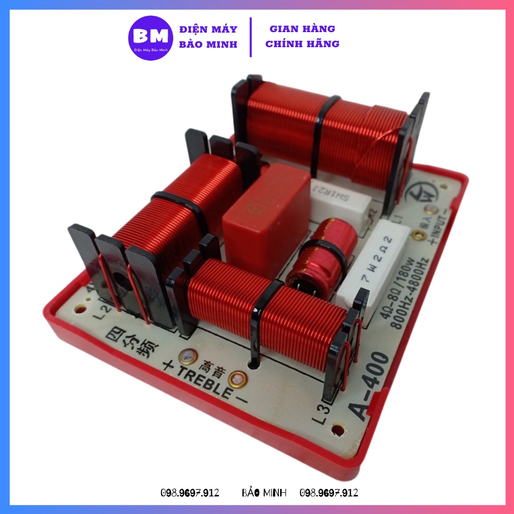 [Mã ELHACE giảm 4% đơn 300K] Phân tần 3 loa A400 - Giá 2 mạch