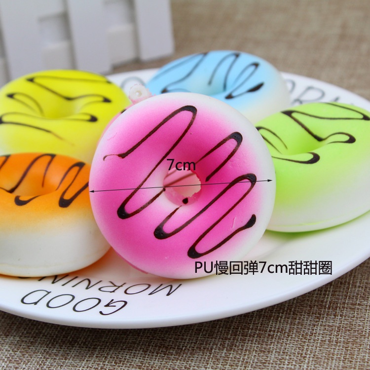 Squishy Lớn JUMBO Hình bánh donus rắc socola Đồ Chơi Xốp Giảm Stress Hình mềm mịn dễ Thương đàn hồi Cho Bé