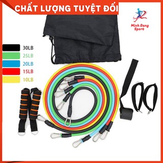 Bộ 5 Dây Ngũ Sắc Tập Full Body - Dụng Cụ Tập Gym