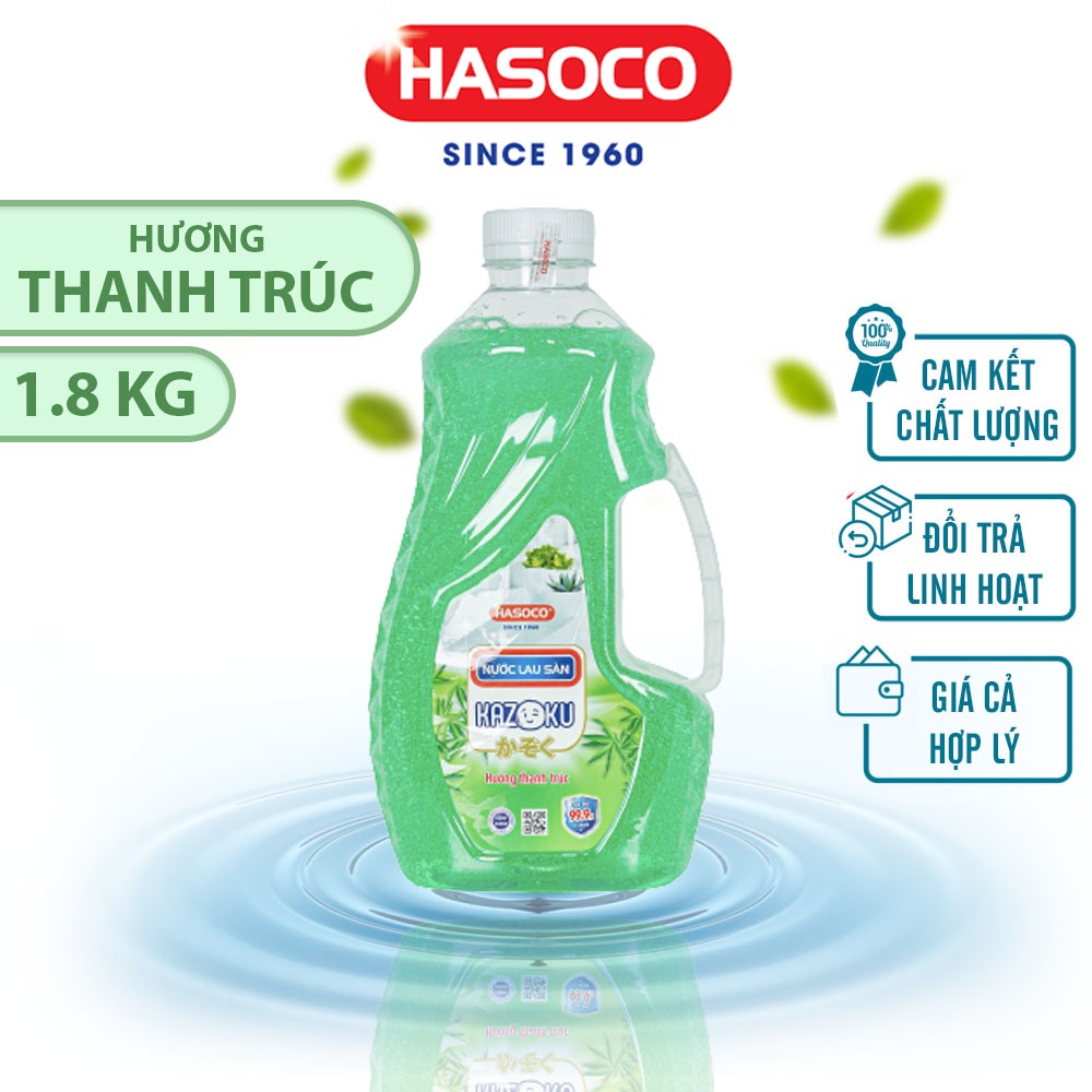 Nước Lau Sàn nNà Kazoku Hương Thanh Trúc Can 1,8kg