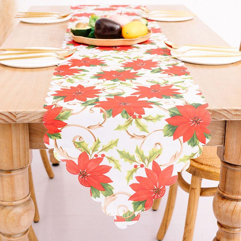 YIYU Khăn Trải Bàn Trang Trí Giáng Sinh Thời Trang
