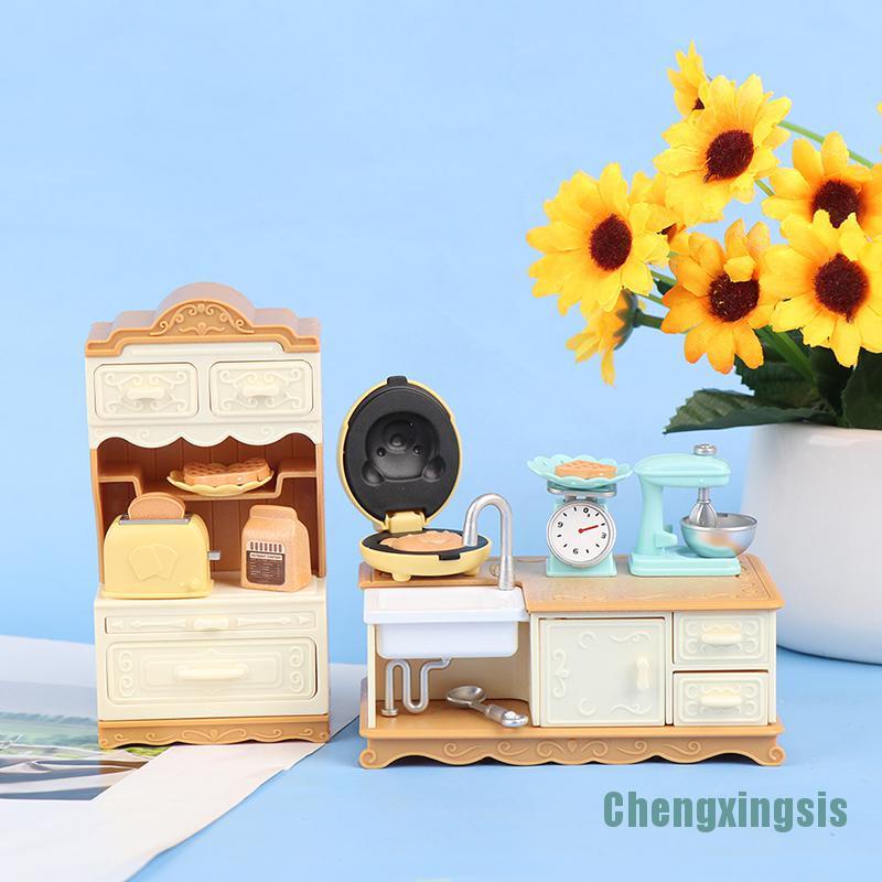Bộ Mô Hình Bánh Kem Mini Độc Đáo Dùng Trang Trí Nhà Búp Bê