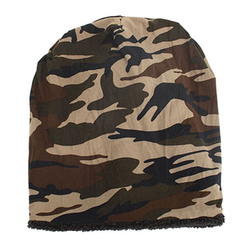 Mũ Beanie Vải Nỉ Dày Dặn Giữ Ấm Mùa Đông Cho Nam Nữ