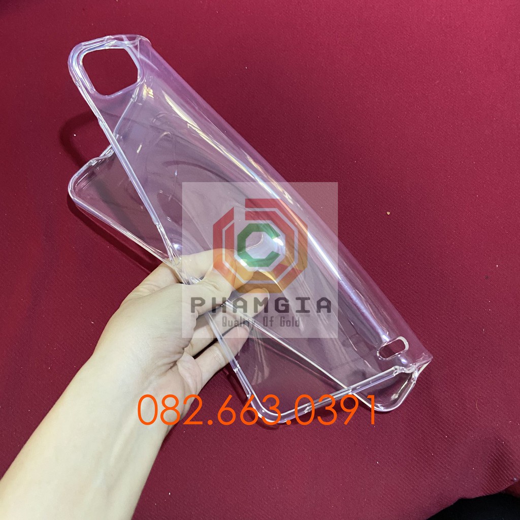 Ốp lưng Ip 11 Pro 2021 loại chống sốc, loại dẻo silicon trong suốt