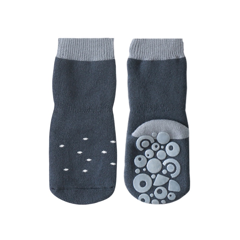 Tất trẻ em mùa thu / mùa đông dày dặn ấm áp vớ trẻ em phân phối chống trượt trẻ em mới biết 213