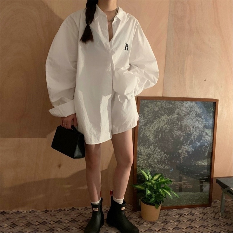 ÁO SƠ MI NỮ CHỮ R