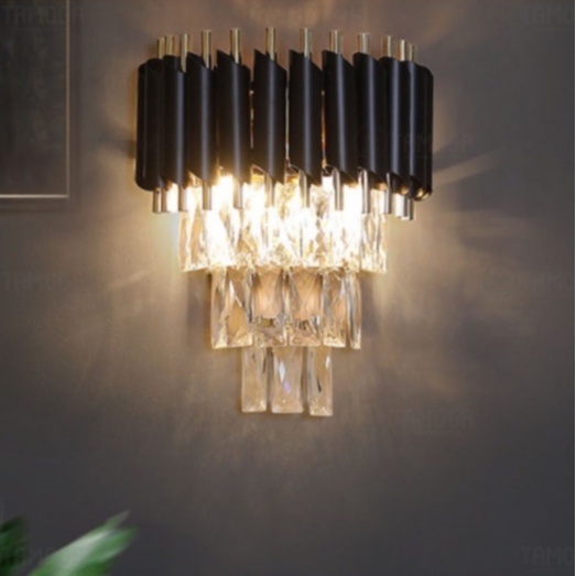 Đèn led gắn tường, đèn ngủ treo tường pha lê DGT 0618