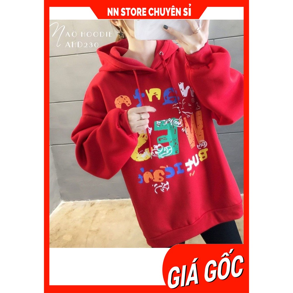 ÁO HOODIE IN HÌNH SIÊU CHẤT AHD230 ⚡ ẢNH THẬT⚡ ÁO NỈ CHUI ĐẦU ⚡ ÁO HOODIE UNISEX