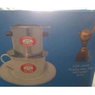Phin cà phê inox đế dính