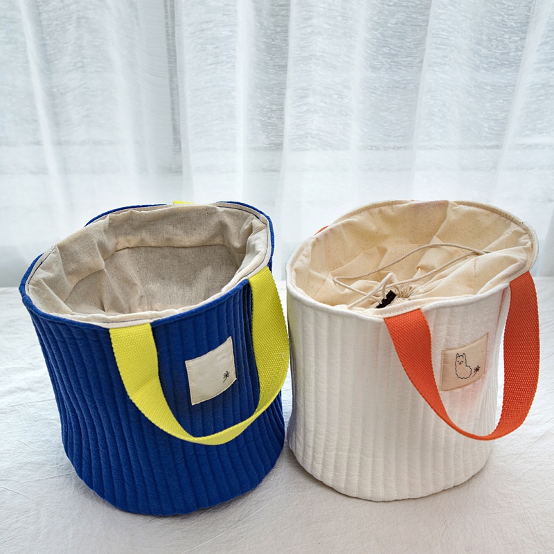 Túi ENVIROSAX vải canvas dây rút dáng tròn nhỏ xinh sành điệu