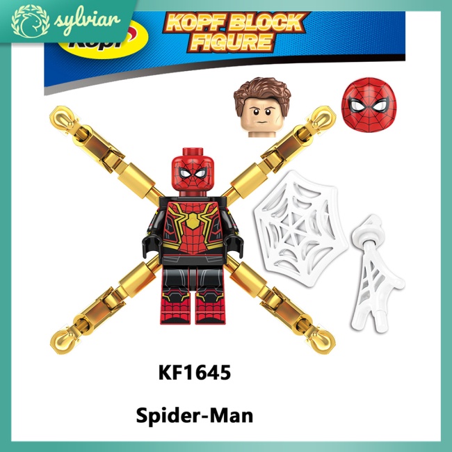 [sylviar] Mô Hình Đồ Chơi Siêu Anh Hùng Người Nhện Màu Xanh Lá Goblin Dr. Tòa Nhà Bạch Tuộc Lắp Ráp