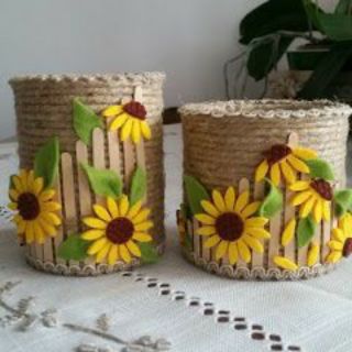 Ống cắm bút tái chế