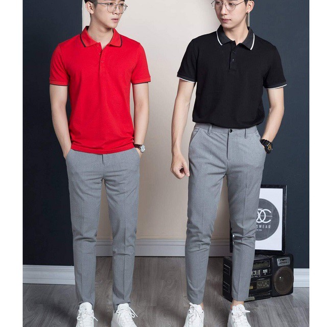 [Free Ship] Áo polo nam phong cách Hàn - chất liệu gai cá sấu | BigBuy360 - bigbuy360.vn