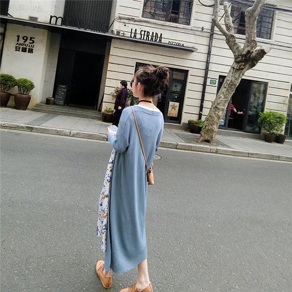 Áo khoác cardigan SUXI tay dài chống nắng thời trang