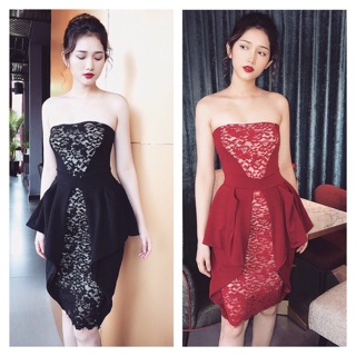 Váy cup dáng peplum