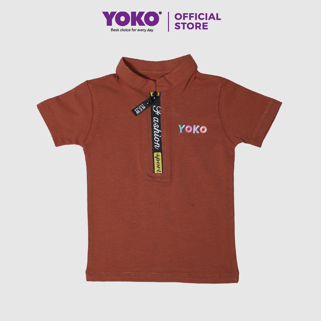 Áo Thun Cổ Trụ Bé Trai (1-9 Tuổi) YOKO KID’S FASHION AO802412T