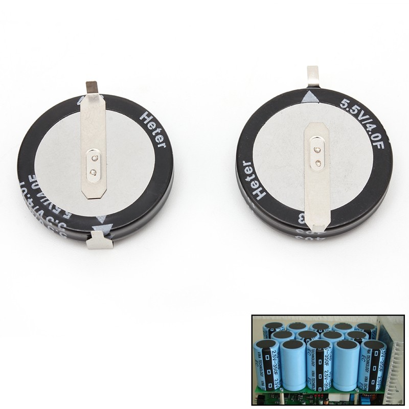 Set 2 siêu tụ điện 4.0F 5.5 V loại H