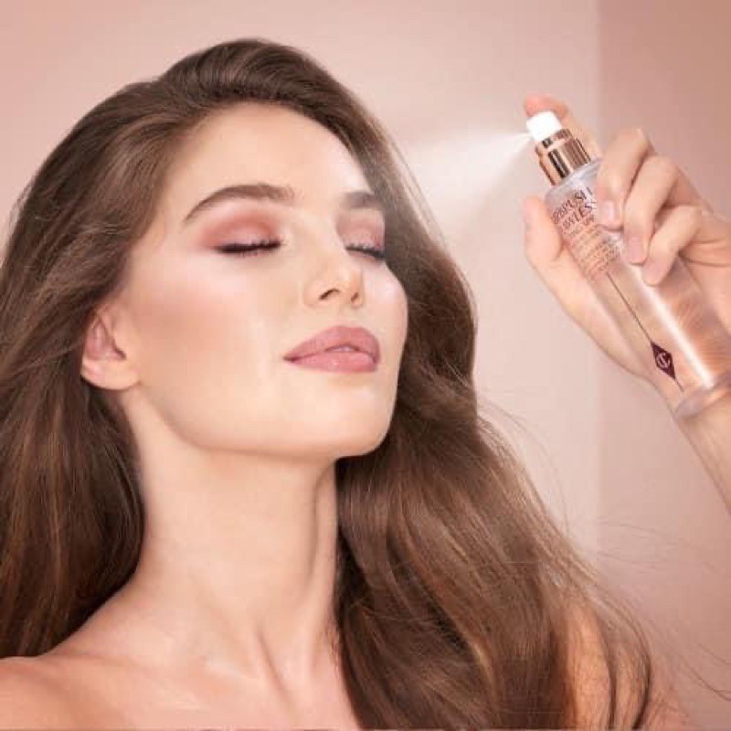 Xịt khoáng dưỡng da : Charlotte Tilbury Airbrush Flawless Setting Spray