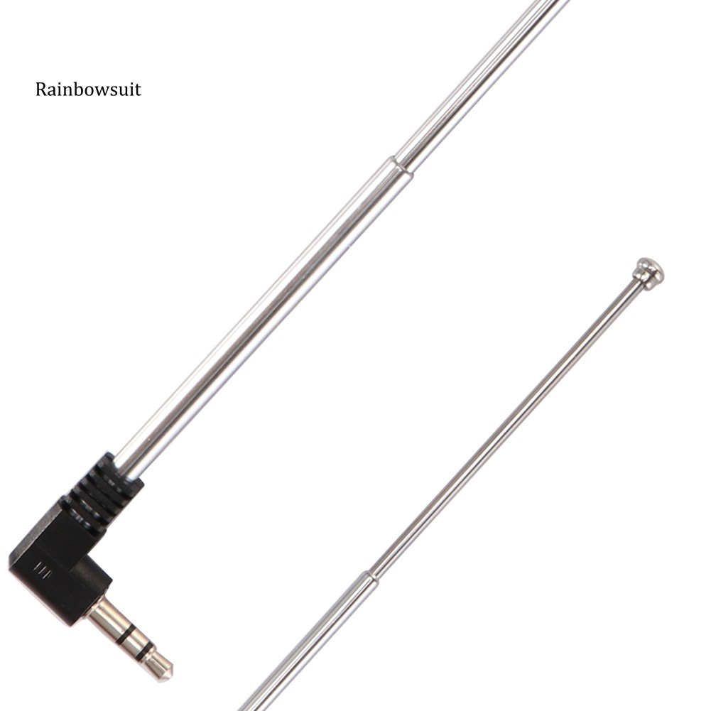 Ăng Ten Radio FM Thu Gọn Giắc Cắm 3.5mm Mini Cho Điện Thoại / Xe Hơi