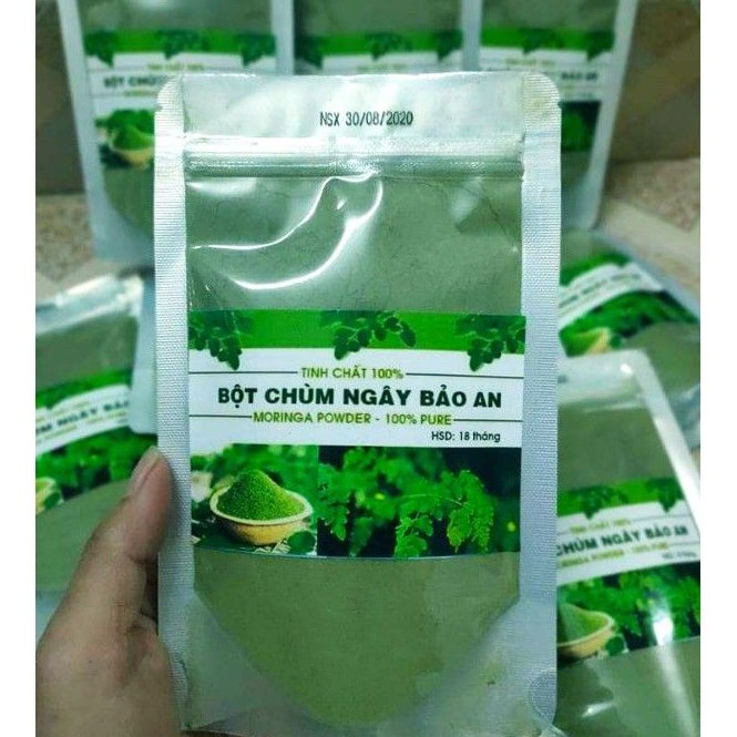 [SALE] Bột lá chùm ngây sấy lạnh cung cấp nhiều vitamin cho cơ thể