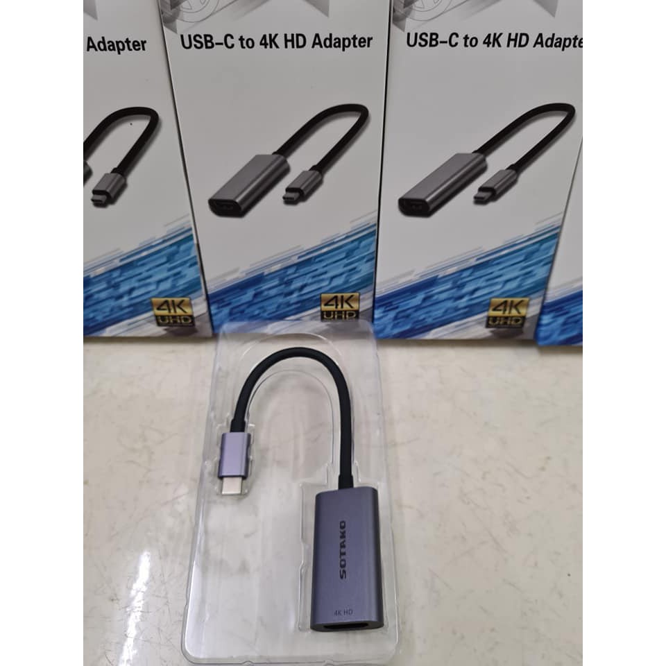 Cáp chuyển đổi Type C sang HDMI 4K  SOTAKO Chính Hãng cho Điện Thoại / Macbook / Laptop ( FREE SHIP ĐƠN TỪ 50K )