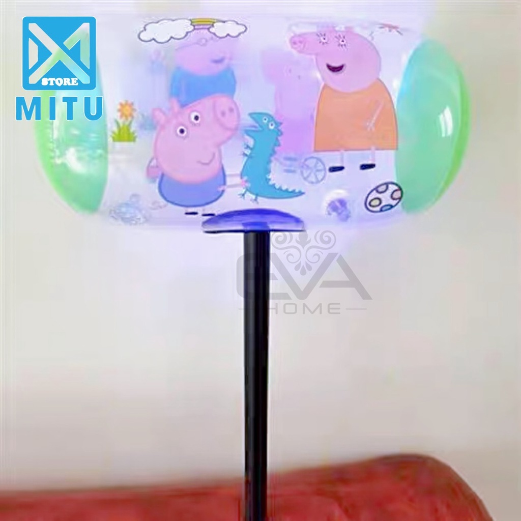 Đồ Chơi Bơm Hơi / Đồ Chơi Búa Tạ Hoạt Hình Đèn Phát Sáng Cán Tay Cầm Nhựa Lớn 70 Cm Vui Nhộn Sáng Tạoo