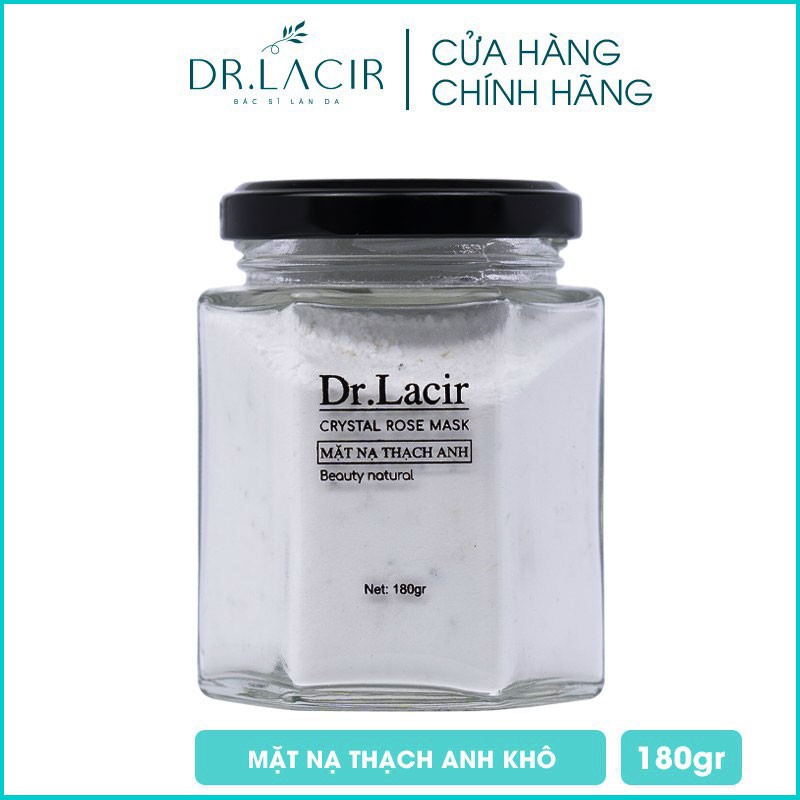 MẶT NẠ THẠCH ANH KHÔ DR. LACIR - PHỤC HỒI DA, LÀM SÁNG DA, GIẢM KÍCH ỨNG DA