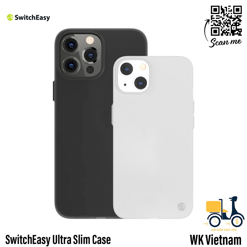Ốp Siêu Mỏng SwitchEasy Ultra Slim Case Nhám Chống Vân Tay Cho 13 / 13 Pro / 13 Pro Max