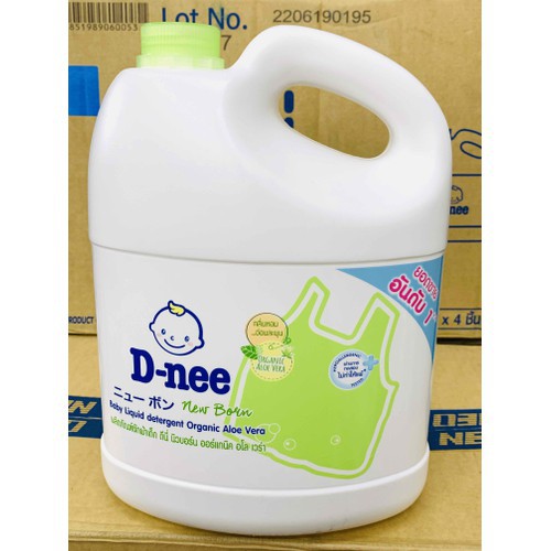 Nước Giặt Xả Dnee Organic - Xanh lá - 3000ml - Thái Lan