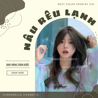 Thuốc nhuộm tóc màu Nâu Rêu lạnh kèm trợ oxy