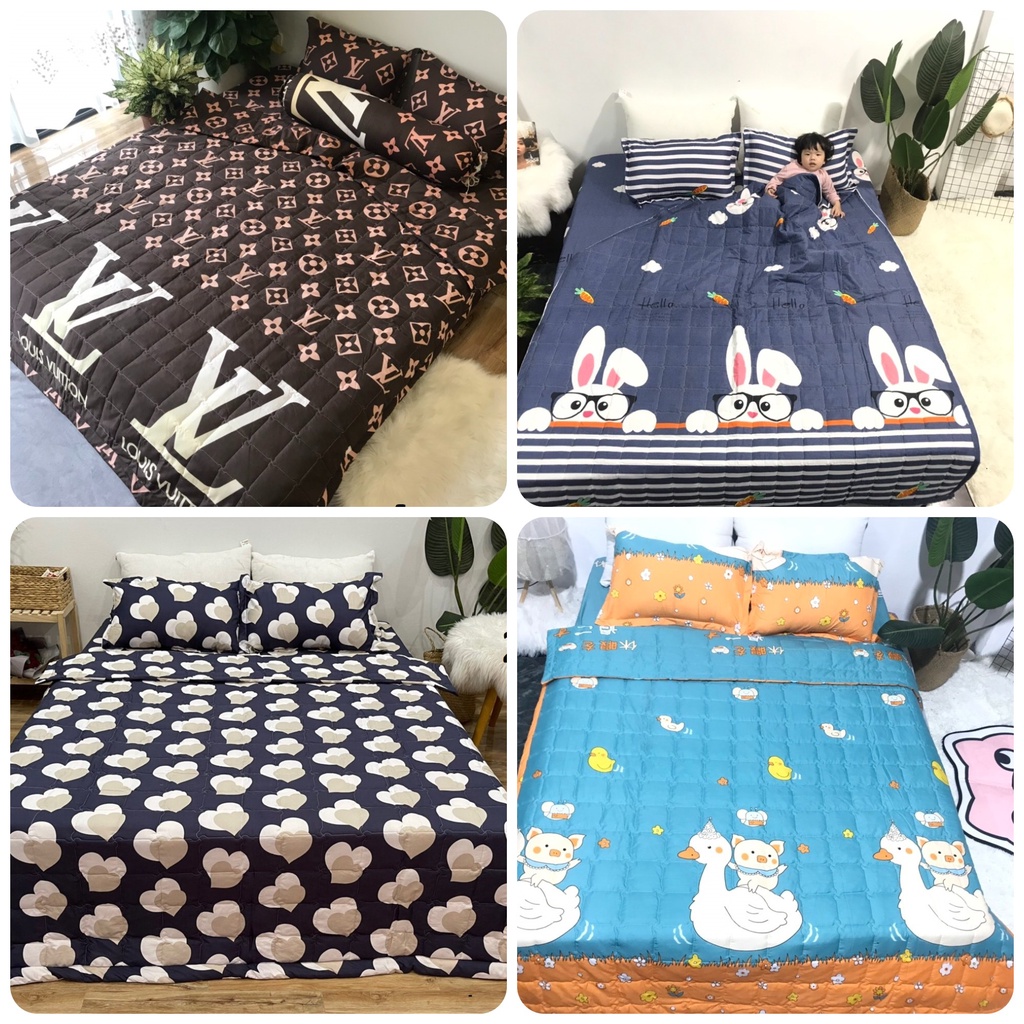 Bộ ga trải giường 3 món cotton poly , ga giường cập nhật mẫu mới hình thú ngộ nghĩnh hot nhất 2022 | BigBuy360 - bigbuy360.vn