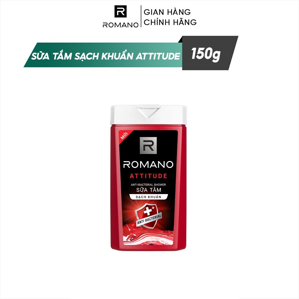 Sữa tắm sạch khuẩn Romano 150g