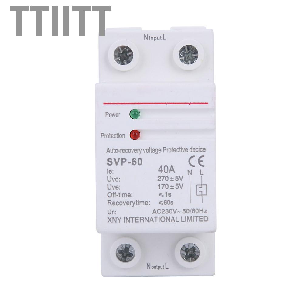 Ttiitt Overvoltage&Undervoltage Protection Device 230V 40A Automatic
