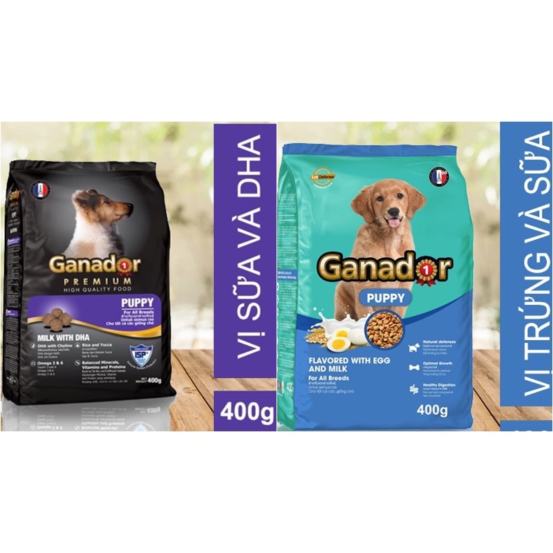 Thức ăn hạt cho chó con - Ganador Pupyp 400g