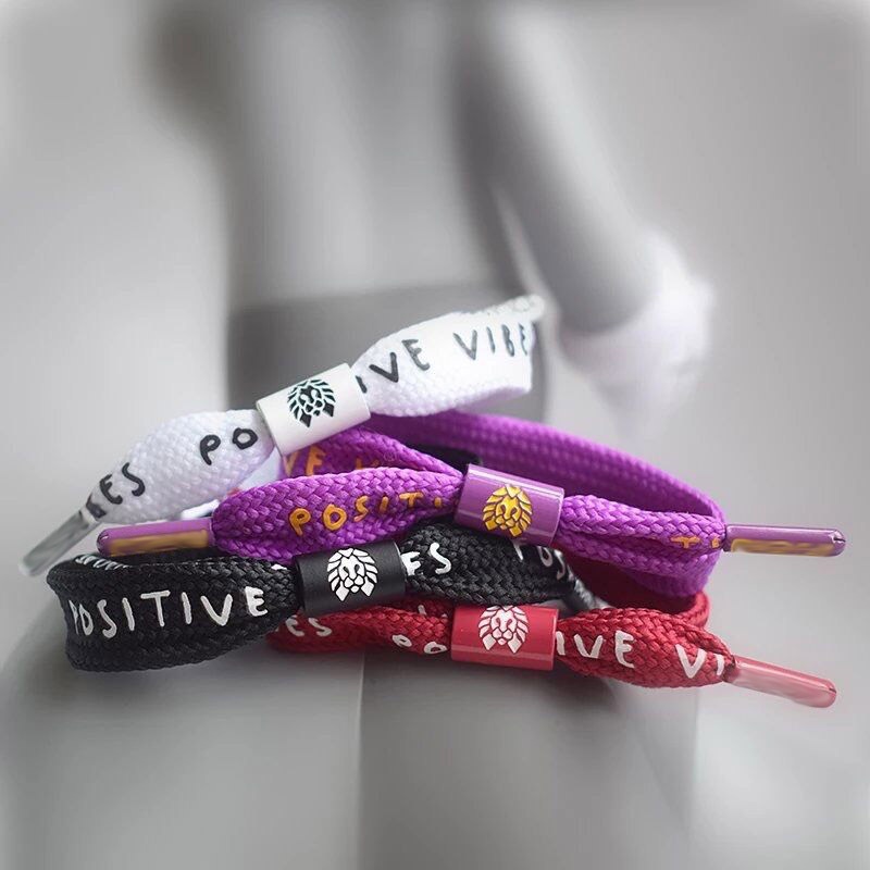 Vòng đeo tay in chữ Positive Vibes độc đáo thời trang