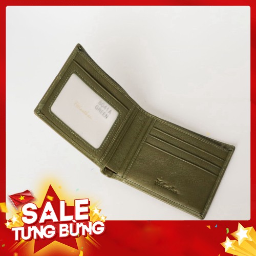 Ví Da Nam FttLeather Da Bò Xịn 100% May Viền Thủ Công mã 80 - Hàng nhập khẩu
