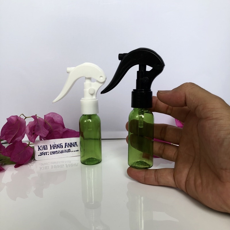 Lọ 30ML CHAI NHỰA NHỎ CHIẾT MĨ PHẨM trong / Nâu / trắng / xanh - Bình nhựa nhỏ xịt sương, xịt giọt CHIẾT NƯỚC HOA