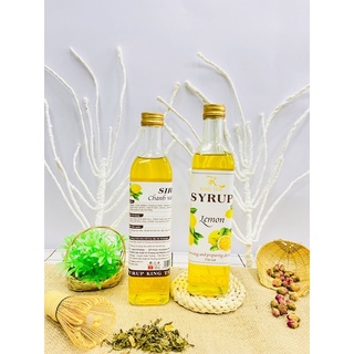 SIRO CHANH VÀNG KING TEA(Sirup Lemon) Chai 520ml