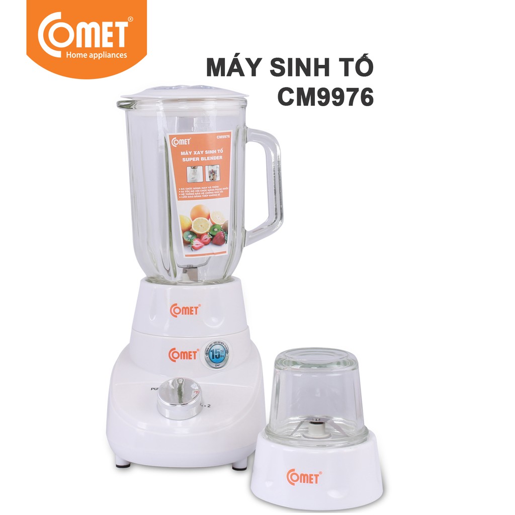 [Mã ELHA22 giảm 5% đơn 300K] Máy Xay Sinh Tố Comet - CM9976