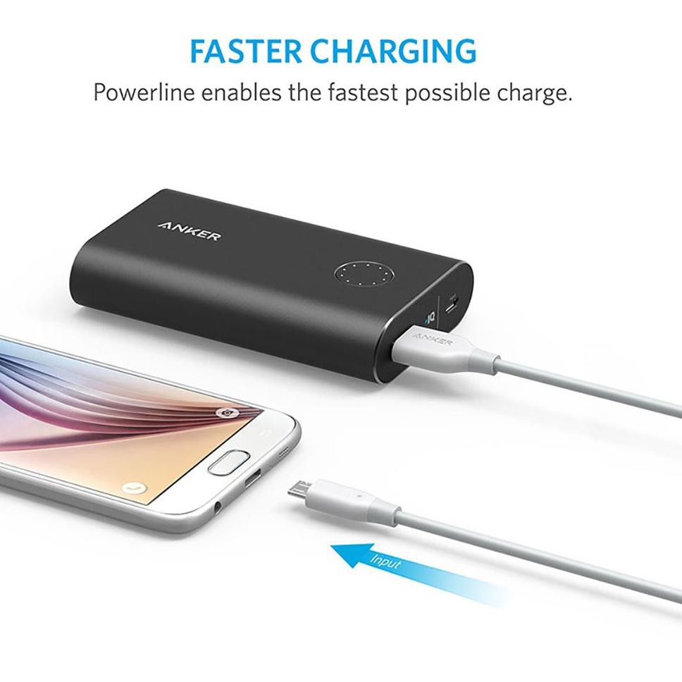 ANKER Dây Cáp Sạc Micro Usb 3ft / 0.9m - A8132