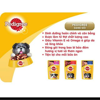 Thức ăn chó lớn dạng sốt Pedigree vị gà 130g