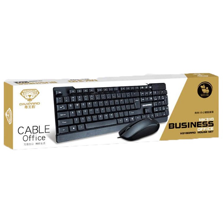 Combo Bàn Phím và Chuột văn phòng có dây Divipard MK310 | BigBuy360 - bigbuy360.vn