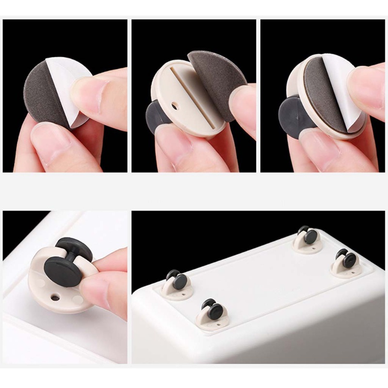 Set 4 Bánh Xe Lăn Chuyên Dụng Cho Đồ Nội Thất